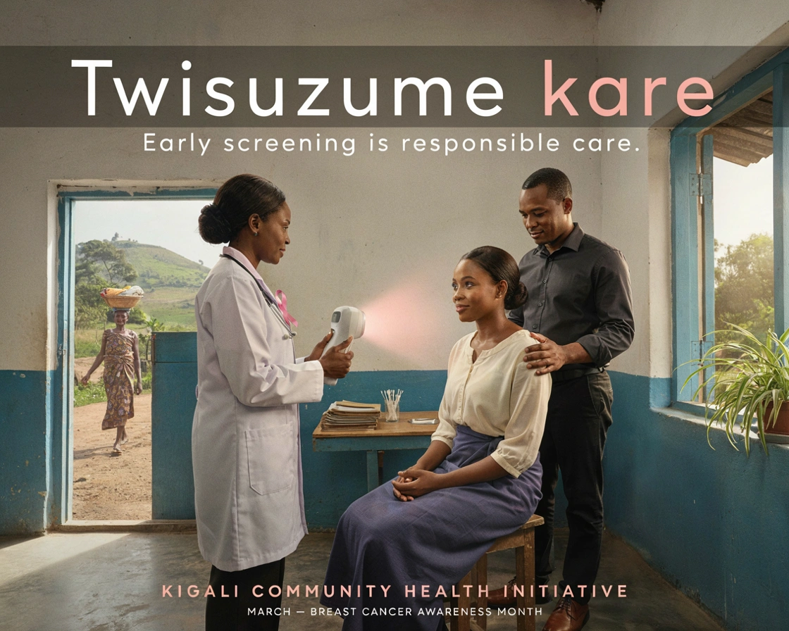 Campaign artwork for Twisuzume Kare (Let's Check Early), Secondary Team 04